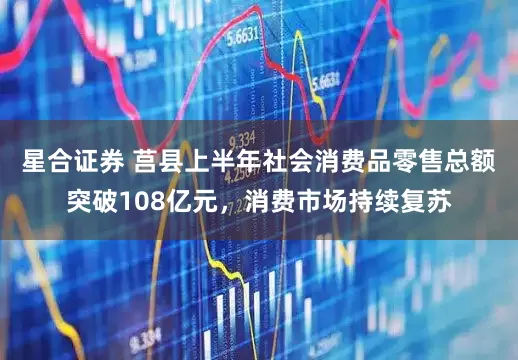 星合证券 莒县上半年社会消费品零售总额突破108亿元，消费市场持续复苏
